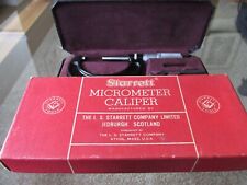 Starrett micrometer caliper for sale  HOLYHEAD