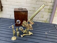 Antique compound microscope for sale  Shipping to Ireland