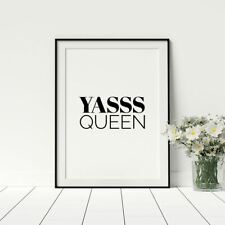 Yassss queen poster for sale  LONDON