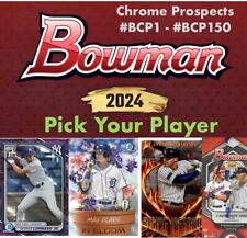 Bowman Baseball Chrome Prospects 2024 - #BCP-1 - #BCP-150 - Elige a tu jugador segunda mano  Embacar hacia Mexico