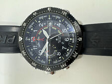 Usado, Relógio masculino Citizen Promaster BN5058-07E Altichron mostrador preto aço inoxidável comprar usado  Enviando para Brazil
