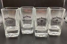 4 copos quadrados de uísque Jack Daniels Tennessee antigos nº 7, fogo, mel comprar usado  Enviando para Brazil