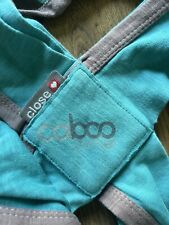 Close Caboo Baby Carrier Organic Cotton Blend Turquoise/Blue Max 14.5kg for sale  Shipping to South Africa