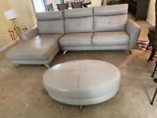 leather sectional ottoman for sale  Mcdonough