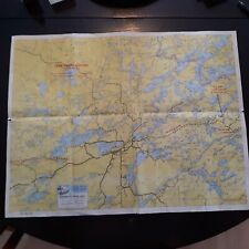 Mapa litográfico vintage de mapas de canoa Superior e Quetico nº 112rs Burntside Lake comprar usado  Enviando para Brazil