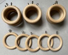 Wood curtain rings for sale  STAMFORD
