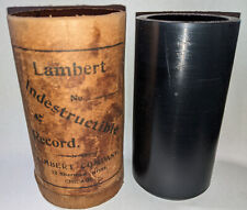 Lambert Indestructible Black Cylinder Phonograph Record 885 Jim Lawson's Hogs for sale  Shipping to South Africa