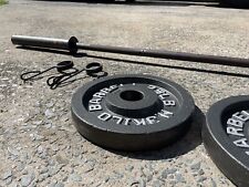 olympic barbell plate set for sale  Matthews