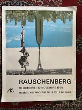 Affiche originale rauschenberg d'occasion  Bagnolet