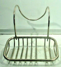 VINTAGE VICTORIAN BATHROOM CLAWFOOT TUB  OVER THE EDGE SOAP DISH HOLDER-AS IS. for sale  Shipping to South Africa
