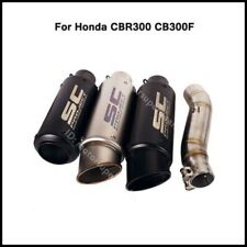 Usado, Slip para Honda CBR300R CB300F pontas de escape preto silenciador sistema de tubulação link médio comprar usado  Enviando para Brazil