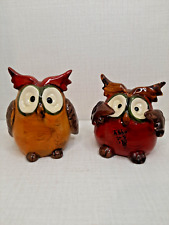 Ceramic owls or d'occasion  Expédié en Belgium