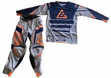 Answer Racing Elite Off-Road MX Gear Set Force Green/Midnight/Orange  Size Small for sale  Shipping to South Africa