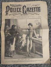 1882 police gazette for sale  Beaumont