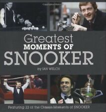 Greatest moments snooker for sale  UK
