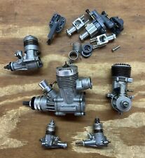 Lot of Model Airplane Engines FOR PARTS ONLY K&B Cox Fox Forster Atwood Wasp, used for sale  Shipping to South Africa