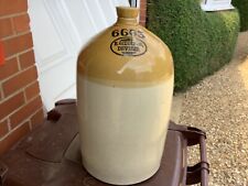 E Giddings, Devizes, Wiltshire advertising stoneware flagon jar bottle for sale  Shipping to South Africa