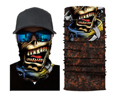 Máscara facial Iron Maiden cabeça de caveira bandanas faixa de cabeça quente para o pescoço comprar usado  Enviando para Brazil