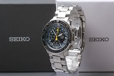 Usado, *EM ESTADO PERFEITO* SEIKO Flightmaster 7T62-0EB0 relógio masculino cronógrafo data preta quartzo comprar usado  Enviando para Brazil