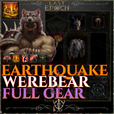 Used, LAST EPOCH  🐻 EARTHQUAKE WEREBEAR DRUID 🐻 FULL GEAR 🐻 CYCLE NEW SEASON for sale  Shipping to South Africa
