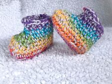 Baby booties rainbow for sale  BROMLEY