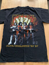 Camiseta Masculina Vintage KISS 1996-1997 Alive Worldwide Washington DC G - Sem Etiqueta comprar usado  Enviando para Brazil