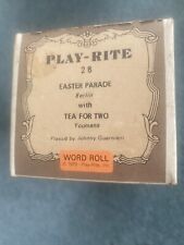 Playrite pianola roll for sale  PLYMOUTH