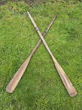 wooden rowing oars for sale  SUDBURY