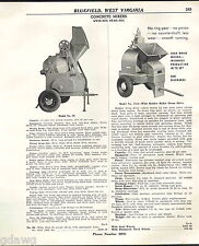 1941 ADVERT Kwik Mix Trail Mix misturador de concreto raspador de estrada carrinho basculante comprar usado  Enviando para Brazil