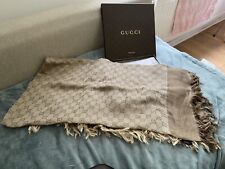 Gucci brown scarf for sale  HEMEL HEMPSTEAD