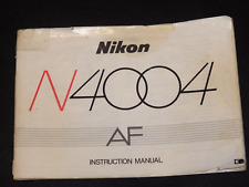 Nikon n4004 instruction for sale  Elizabeth