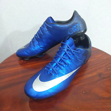 Nike Mercurial Vapor X CR7 FG Blue Football Soccer Cleats Us10 Uk9 28CM for sale  Shipping to South Africa
