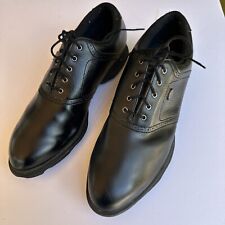Footjoy Professional Teaching Golf Shoes Black Leather Etonic Size 14, used for sale  Shipping to South Africa