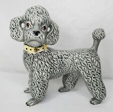 Estatueta de cachorro poodle cinza vintage cerâmica cabelo encaracolado Japão  comprar usado  Enviando para Brazil