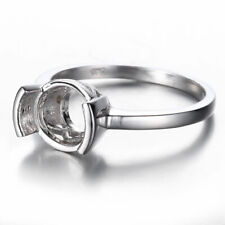 Venda de anel fino de prata esterlina 925 redondo semi montagem exclusivo simples para festa de casamento comprar usado  Enviando para Brazil