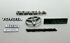 Lote de 7 emblemas Toyota Corolla grade emblema para-lama enfeite emblema acabamento moldura comprar usado  Enviando para Brazil