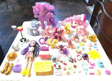 Lote grande My Little Pony ~ MLP cepillable, Equestria, comida, accesorios 50+ piezas. segunda mano  Embacar hacia Argentina