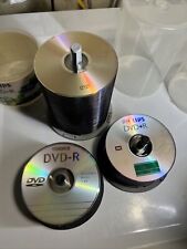 Lote de 100+ DVD gravável mídia de disco em branco - DVD-R DVD+R RIDATA 16x não usado comprar usado  Enviando para Brazil