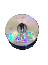 Usado, Disco de mídia PHILIPS em branco DVD+R Plus R logotipo marca 16X 4,7GB 42 comprar usado  Enviando para Brazil