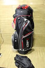 Used, Dunlop DP1 Golf / Cart Bag 14 Way Divider with Rainhood VGC - black and red for sale  Shipping to South Africa