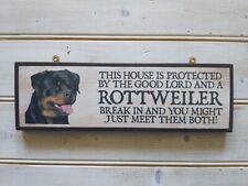 Rottweiler sign rottie for sale  WISBECH