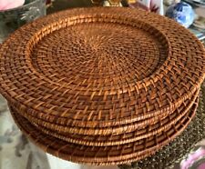 Gorgeous rattan charger for sale  Shipping to Ireland