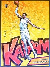 2023 Kaboom Vertical Gold Jersey Match 1/10 Victor Wembanyama Rookie RC ACEO ART, used for sale  Shipping to South Africa