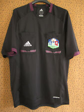 Maillot Arbitre Ligue du Maine Porté Adidas Football vintage Noir shirt - M d'occasion  Arles