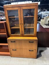 wood finish file cabinet for sale  Cleveland