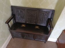 Antique monks bench for sale  BIRMINGHAM