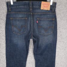 LEVI'S 512 DŻINSY MĘSKIE BOOTCUT W31 L32 CIEMNONIEBIESKIE GUZIKI DENIM LEVIS, używany na sprzedaż  PL