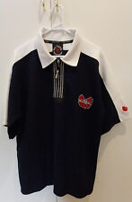 Usado, Camisa polo Wu Tang, azul marinho e branca, RARA Wu Wear, original vintage anos 90, M comprar usado  Enviando para Brazil