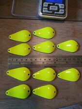 NEW STEELHEAD casting spoon blanks 1/2 oz CHARTREUSE wobble Wob Lure Salmon 1 ea for sale  Shipping to South Africa