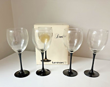 black stem wine glasses for sale  Niles